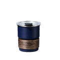 Coffee cup 304 stainless steel water cup portable camping style ins style cup mug american style with lid straw cup