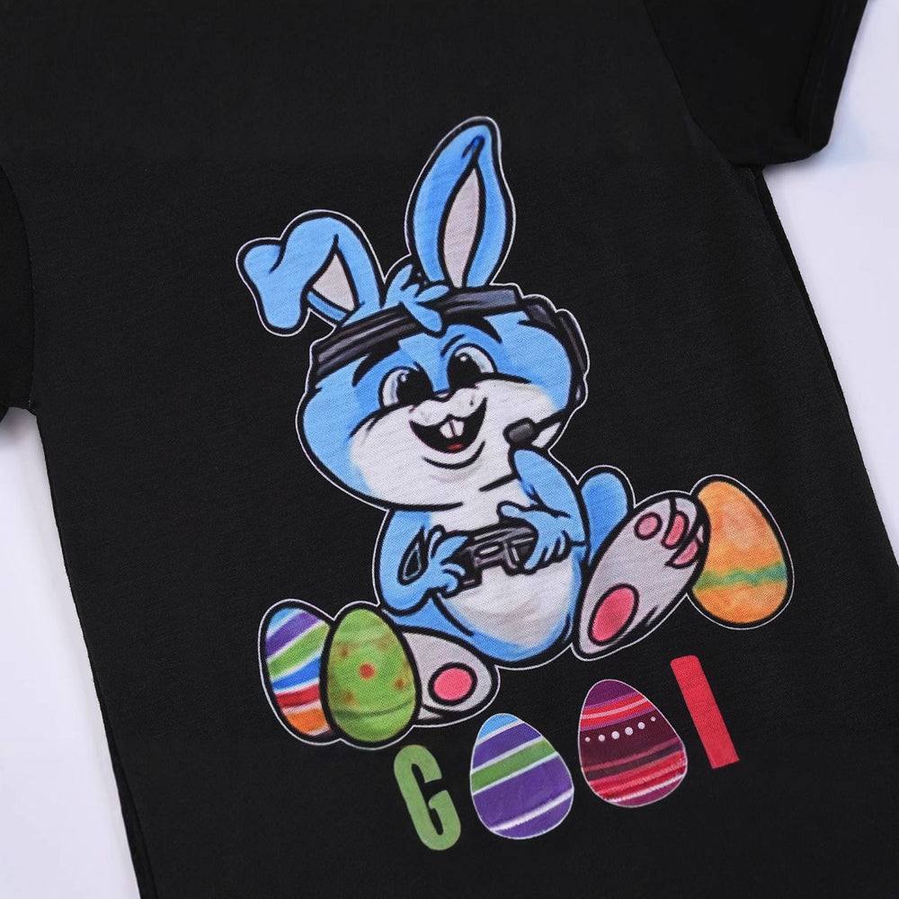export supplier happy easter bunny boys and girls home clothes suit