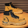 Men's snow boots: winter trendy martin boots, fleece-lined, extra thick, warm, fashionable, retro, anti-slip, wear-resistant, work boots for men