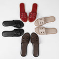 plus sizefashionfashioncasual sandals new arrivalcut out plain pure colorflats women's slippers beach flip-flops
