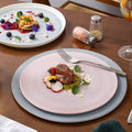 Ins embossed steak plate western dinner plate high-end creative home ceramic pasta dessert pastry wedding presentation plate