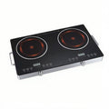 Semi-microcrystalline electric ceramic stove double-head stove