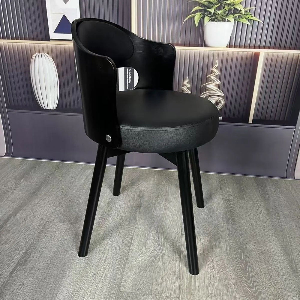 Solid wood chair accessible luxuryrotate dining chair for home backrest makeup dressing table kids stool table and chair retro new chinoiserie