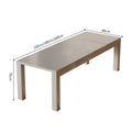 Cream style simple dining table for homewhite manufacturer personalized wholesale small apartment dining table stretchable table