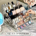 Acrylic ladder display stand blind box storage rack bar storage multi-layer transparent display stand cosmetics storage rack