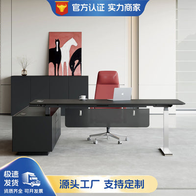 Accessible luxury desk adjustable table designer boss table casual president table manager table executive table office furniture
