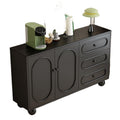 Solid wood sideboard, storage cabinet, french wall cabinet, storage cabinet, cream style tea cabinet, kitchen cabinet