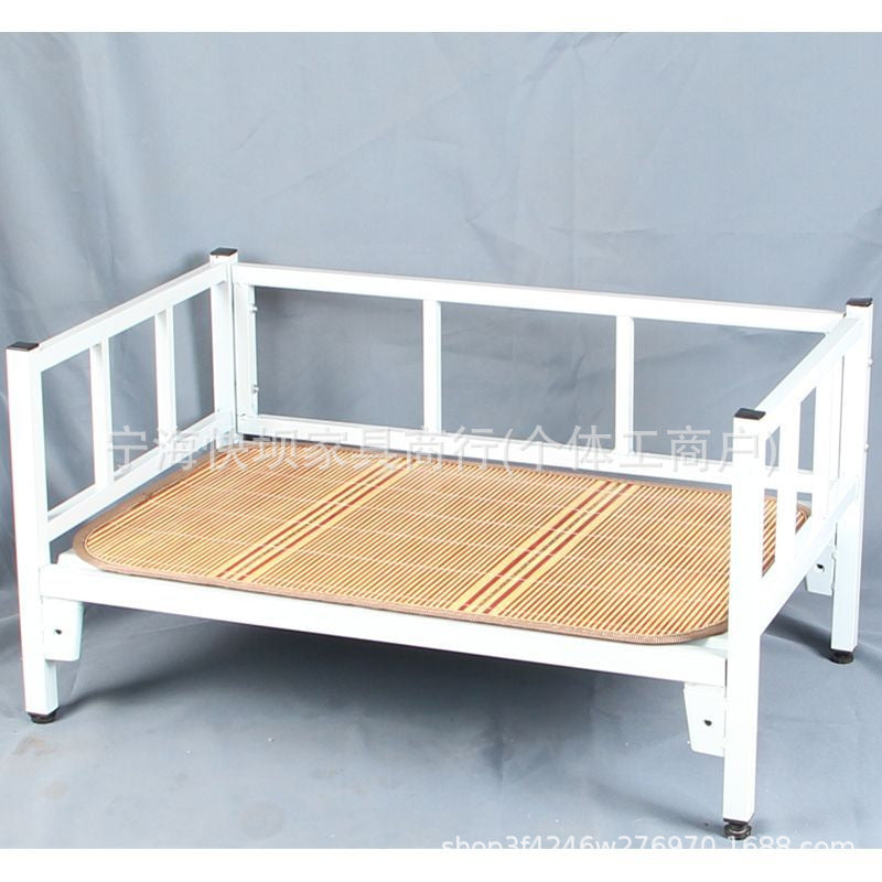 Pet iron bed neutral dog house bed off the subway art large, medium and small dogs teddy french fighting all year roundneutral dog house bed frame