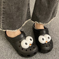 Super cute cartoon clogs for women, perfect for summer wear. new for 2023, these adorable, lightweight, and non-slip eva slippers are ideal for indoor use and feature a closed-toe design