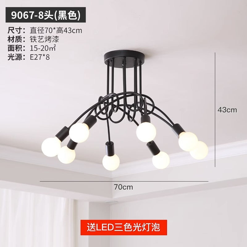 export european style living room chandelier post-modern casual three-head dining room master bedroom for home high-end scandinavian lamps