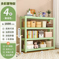 Household steel storage rack, floor-standing multi-tier organizer, living room bookshelf, utility room storage rack, supermarket storage shelf