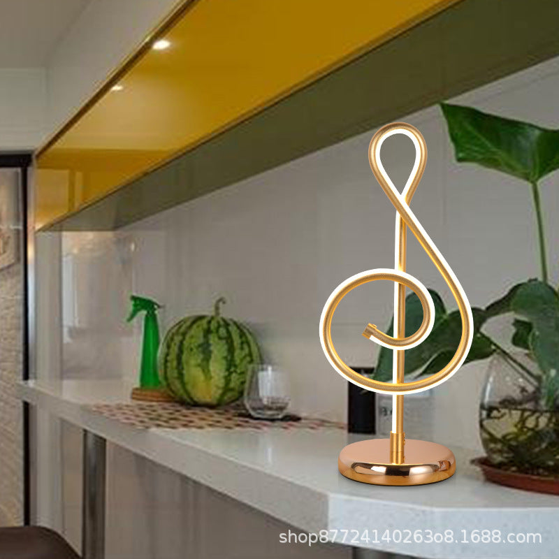 Modern minimalist nordic led table lamp - bedroom bedside lamp - warm, romantic, artistic, unique designer eye-care desk lamp