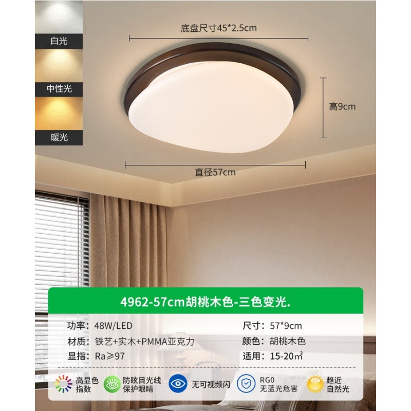 Ceiling light 2025 new medieval style master bedroom book room lighting creative new Chinese atmosphere bedroom light E