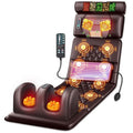 multifunctional heated massage mat - shoulder, neck, and back massage cushion - home use multifunctional massager - massage pad