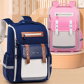 2025 new british style elementary school backpack - grades 1-6, lightweight, large capacity, spine-protecting, hand-carry & shoulder bag