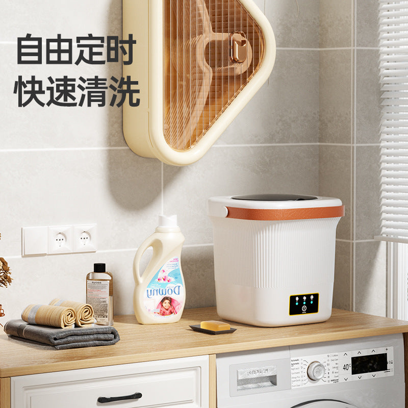Semi-automatic underwear washing machine, sock washing machine, special mini underwear washing machine, all-in-one small sock washing machine