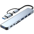 Type-c hub usb 3.0 dual port expansion dock - hub81 - connect to mouse, keyboard, and data cables for computers and tablets