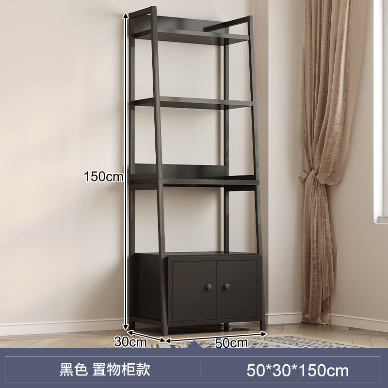 Shelf Multi-layer storage shelf Floor-to-ceiling office locker Shelf Layered shelf Living room display Cabinet with door