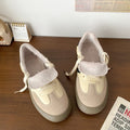 Fleece-lined sneakers for women, 2026 new style, versatile chic white sneakers, niche casual chunky sole german army trainers (gats)