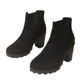 Exportplus sizefall and winternew arrival sleeve boots women's round toe thick high heel elastic exportfashion women's short boots