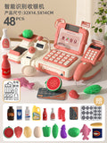 Kids' supermarket cash register toy - realistic multifunctional play store, educational puzzle, girl's pretend play cashier station, birthday gift