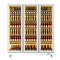 Huaer beer cabinet supermarket beverage display cabinet refrigerator popular freezer commercial fresh-keeping refrigerator air-cooled freezer