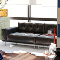 Jiuban sofa frenchretro oil wax genuine leather sofa bauhaus medieval style living room for home straight row sofa