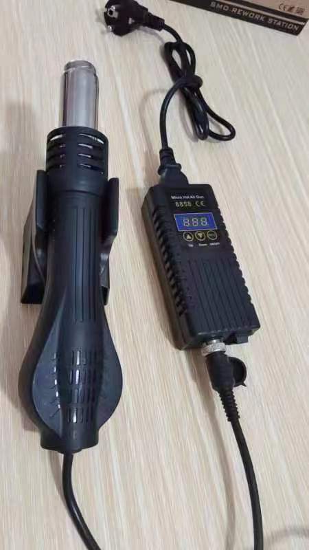 2-in-1 8586 Adjustable constant temperature 858D hot air gun dismantling and welding table 8118 Mobile phone maintenance tool Electric soldering iron