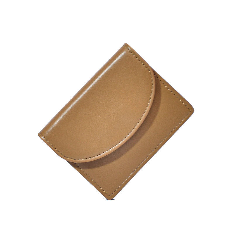 2024 new Korean ins women's bag, exquisite solid color simple card bag, multi-functional mouth red envelope, large-capacity wallet