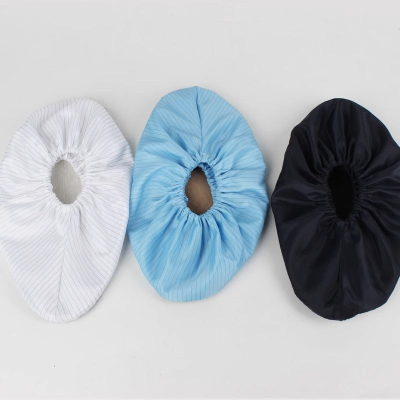 It can be washed repeatedly in laboratories, hospitals, workshops, comfortable and lightweight anti-static cloth shoe covers for home use, thickened non-slip sole shoe covers.