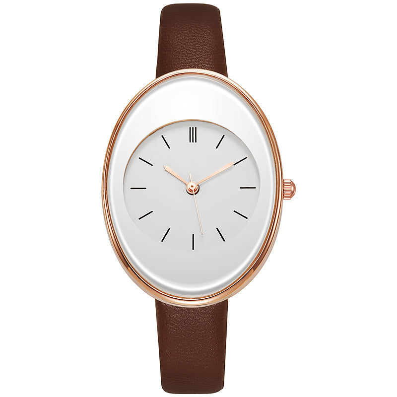 2022 new women's watch - fashionable, unique, minimalist quartz watch with leather strap - wholesale from aliexpress/wish