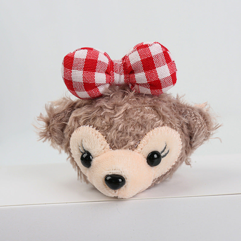 Cute duffy bear head & shelliemay plush toy charms - diy shoe accessories, bag decorations, wholesale