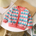 fall/winter new arrivals: versatile knitted cardigan for kids - warm, thickened outerwear sweater for boys and girls