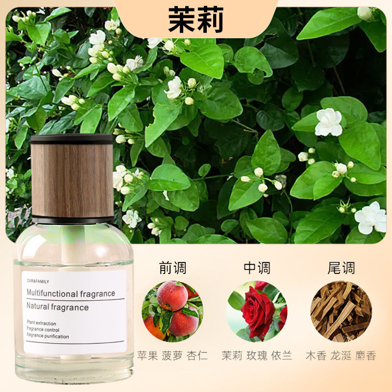 Gardenia car air freshener, car perfume, long-lasting fragrance, odor eliminator for cars, men's jasmine scent