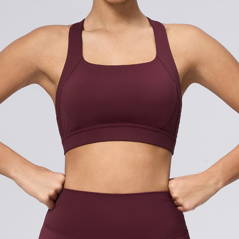 Fashion cloud feeling high intensity sports intimates women's running bubble wrap high elastic yoga vest outdoor fitness sports bra