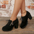 spring & fallboots short boots women's boots thick heel high heel boots shoes exportplus size women's boots