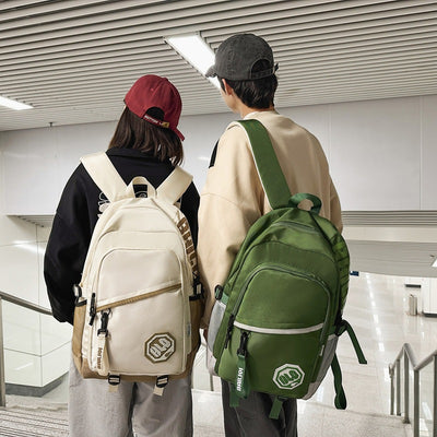 2025 new arrival: factory direct, high-capacity, durable, water-resistant fabric backpack - minimalist, trendy, and cool for middle school students