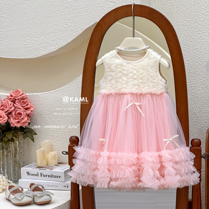 Girls' summer dresses : baby girl formal dresses, sundresses, and children's mesh princess dresses