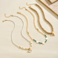 Wholesale heart-shaped pearl necklace cross-border vintage multi-layer pendant fashion key cherry european and american clavicle chain women's necklace