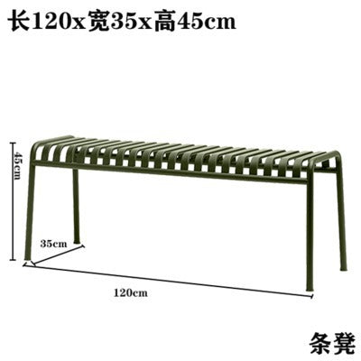 Outdoor casual table and chair set - minimalist patio balcony furniture - wrought iron outdoor table and chair set combination