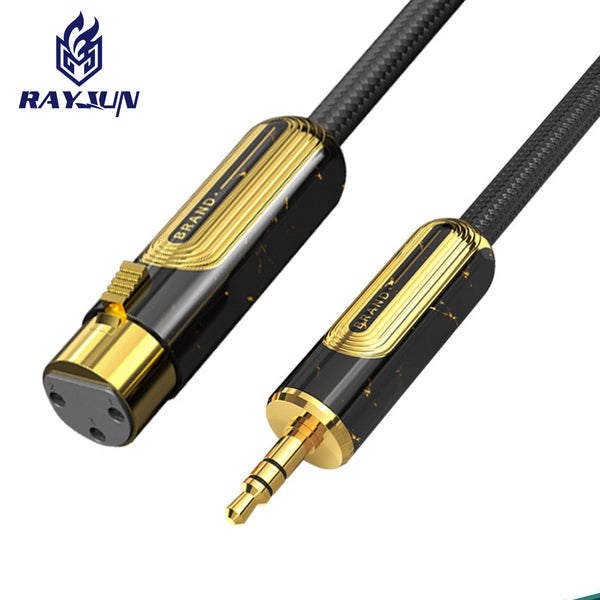 Brand private mold 3.5mm to Canon line male and female audio output into mobile phone mixer power amplifier audio XLR cable