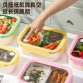 304 stainless steel lunch box - microwave safe, student meal container with compartments, bento box, food-grade fresh-keeping box