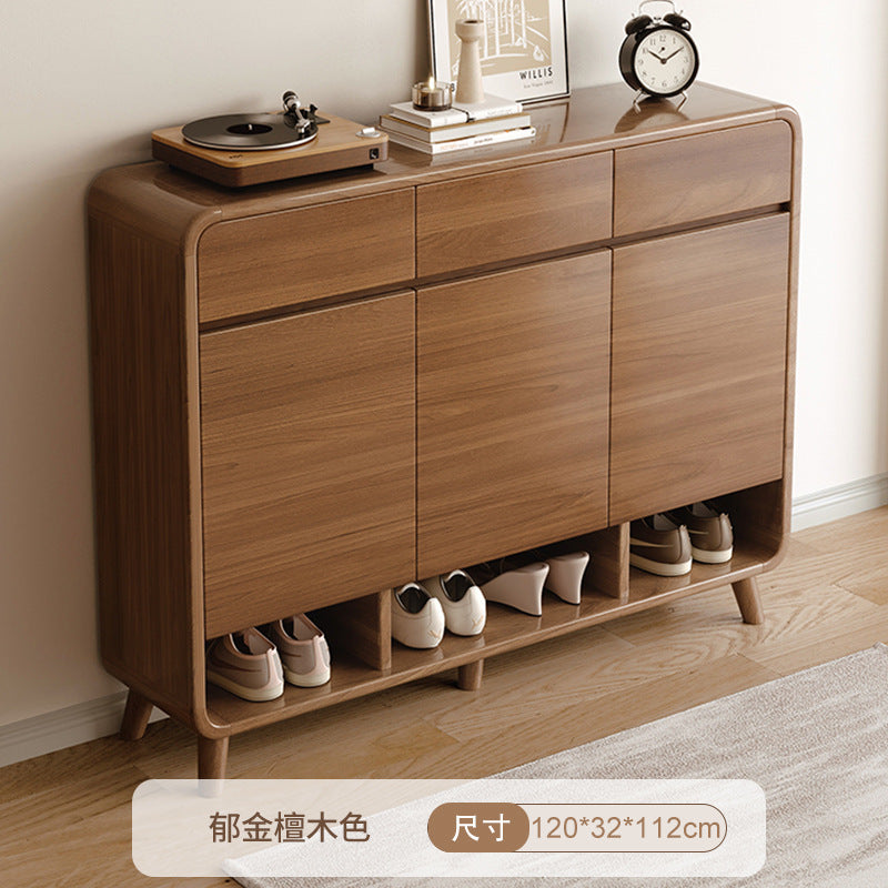 Large capacity shoe cabinet for home use - entryway, hallway, and outdoor console table all-in-one storage - new shoe rack