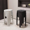 Best selling hot selling extra thick plastic stool genuine thickened for home dining table cooked rubber stool casual scandinavian living room bench