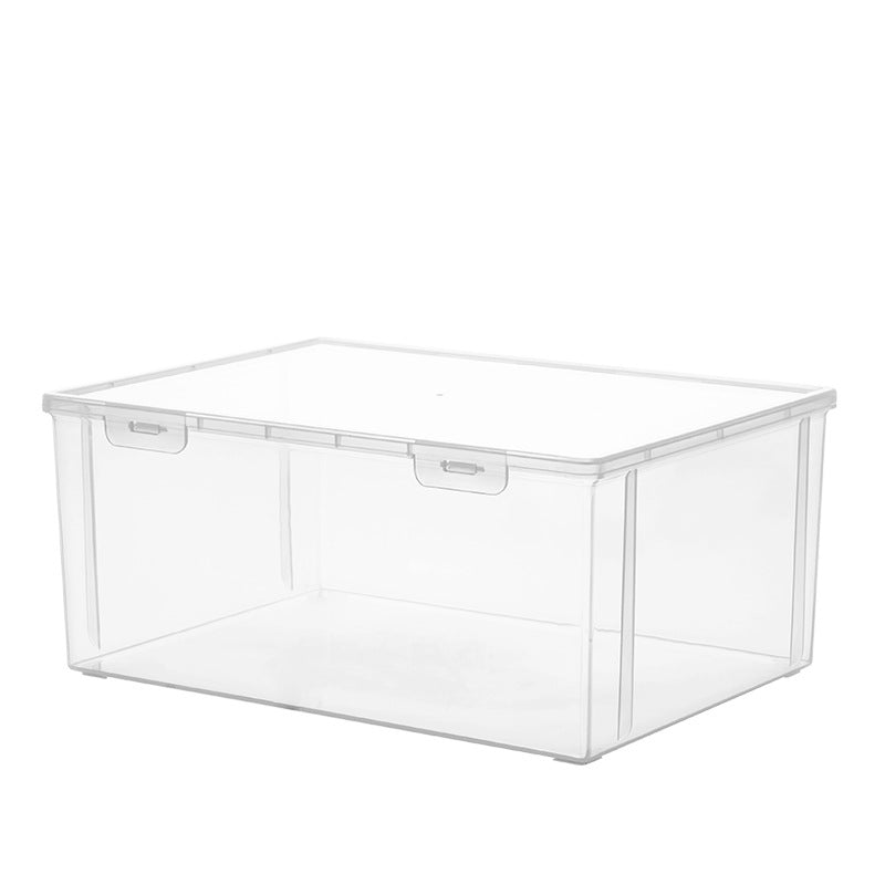 Desktop storage box Multifunctional sundries Dust-proof portable Kung Fu teacup Tea set Storage box Transparent storage box