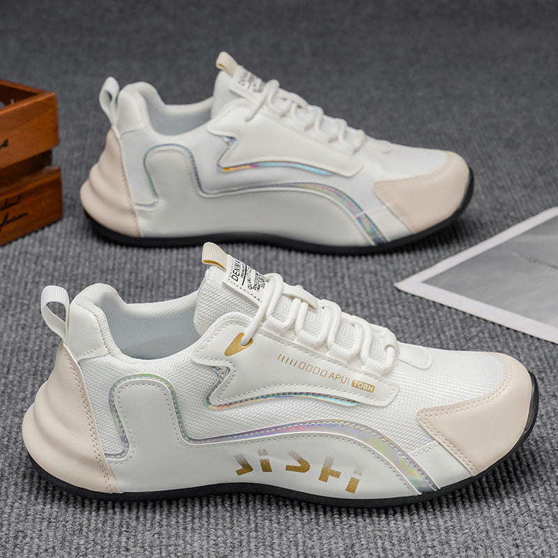 2025 men's new winter breathable chunky sneakers lightweight mesh athletic casual shoes men's fashion trendy skate shoes