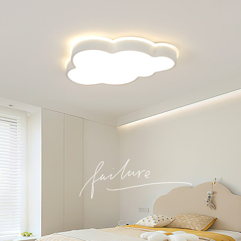 Master bedroom light Modern bedroom light Extremely simple room Nordic lighting Warm children's room Cloud creative ceiling light E