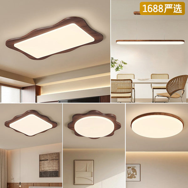 [Strict Selection] Medieval Living Room Light Ceiling Light Retro Japanese Bedroom Eye Protection Light Advanced Simple Package Combination
