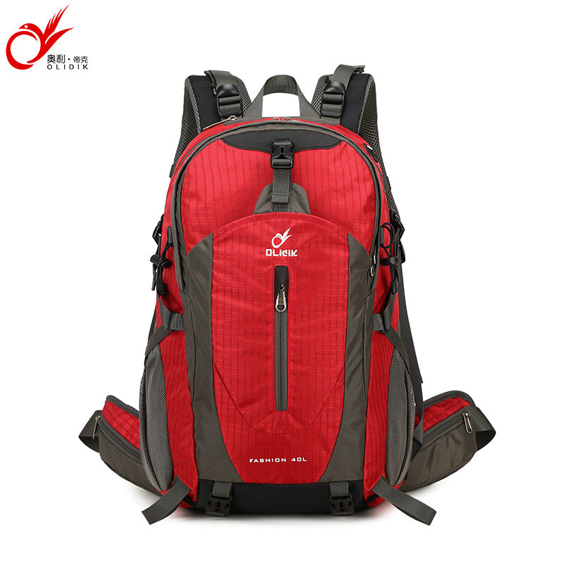 Outdoor professional mountaineering bag men's large capacity multi-functional hiking backpack women's light sports and leisure travel backpack