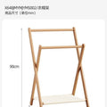 Clothes hanger foldable indoor floor-standing bedroom clothes hanger for home living room balcony clothes drying rack wholesale simple coat rack